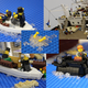 Illustration for article titled 120,000-Piece Lego Model of the Titanic Breaking in Half Is Heartbreakingly Beautiful